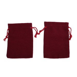 Unique Bargains Portable Drawstring Bag 2 Pcs - 1 of 4