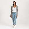 Anna-Kaci Women's Long Sleeve Knit Cardigan with Open Front Design, Relaxed Hood Detail and Soft Textured Fabric - 3 of 4