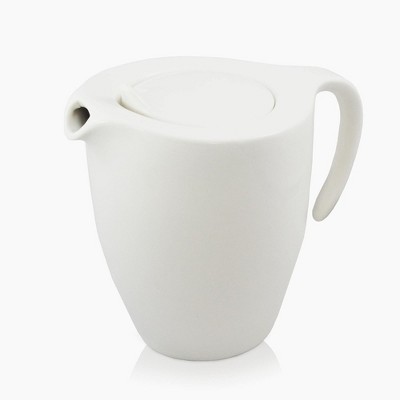 DUKA 40-OZ White Modern Porcelain Teapot