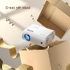 CLOKOWE Mini Projector, Upgraded Portable Projector with 9000 Lux and Full HD 1080P, Compatible with iOS/Android Phone/Tablet/Laptop/PC/TV Stick/Box - 4 of 4