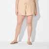 Women's Shell Trim Mid-Rise Pull-On Shorts - Wild Fable™ - 2 of 3