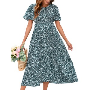 green emerald velvet dress Boden Women's Marcia Jersey Shirt Dress in Green main image 0