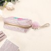 Unique Bargains Women's Portable Embroidered Love Makeup Bag 1 Pc - 3 of 3