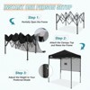EAGLE PEAK 6'x4'Instant Pop Up Canopy with Adjustable Sun Wall - 2 of 4