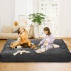 Giant Bean Bag Chair/Bed with Corduroy Cover, Convertible Bean Bag Chair Bed from Beanbag to Floor Mattress, Large Couch Sofa Bed - 2 of 4