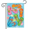Briarwood Lane Summer Garden Flag 12x18 For Outdoor Summer Flip Flops Nautical For Summer Garden Flag Flags For Outside - 2 of 4