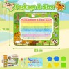 FUNFORFUN Writing Water Doodle Mat 2 Sets, Learning Toys for Toddlers, Gifts for 3 4 5 6 Years Old Boys, Writing Mat Toys Ages 3 4 5,Learning Toys - 3 of 4