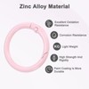 Unique Bargains Metal Spring O Rings Zinc Alloy Durable Multipurpose Lightweight Buckle - 2 of 4