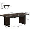 Tribesigns 70.9-Inch Wood Executive Desk, Large Office Computer Desk Workstation with Spacious Desktop - 3 of 4