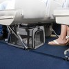 Unique Bargains Breathable Mesh Design Pet Carrier Grey 1 Pc - 2 of 4