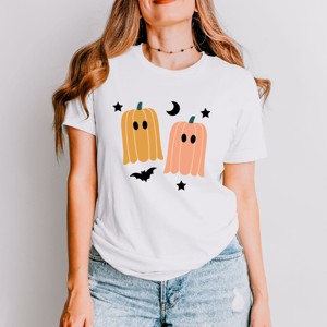 Simply Sage Market Pumpkin Ghost Short Sleeve Tee - 1 of 4