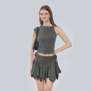 Women's Asymmetrical Knit Top - Wild Fable™ - 1 of 4