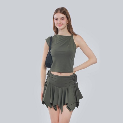 Women's Asymmetrical Knit Top - Wild Fable™ - image 1 of 4