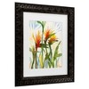 Trademark Fine Art Sheila Golden Birds of Paradise Matted Framed Art - 3 of 4