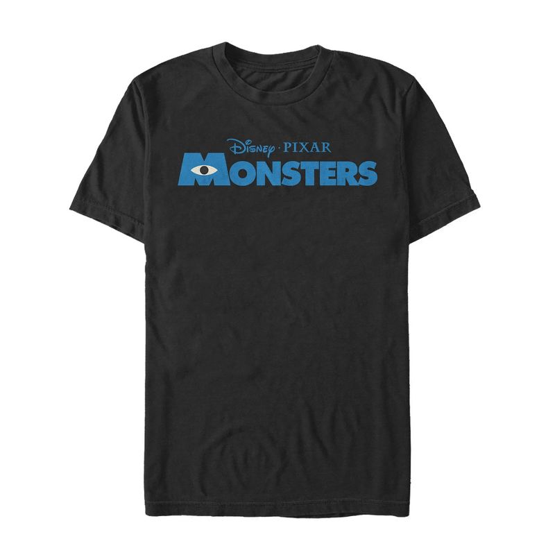 Men's Monsters Inc Movie Logo T-Shirt, 1 of 5