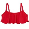 City Threads Girls UPF 50+ Flounce Bikini Top - USA-Made - 2 of 4