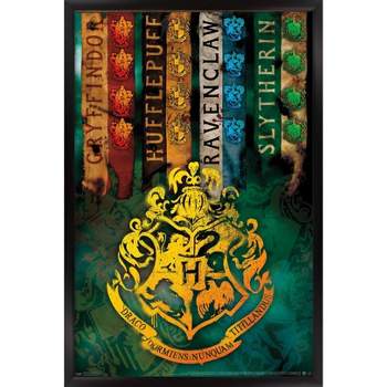 Harry Potter - Crests Framed Poster Trends International