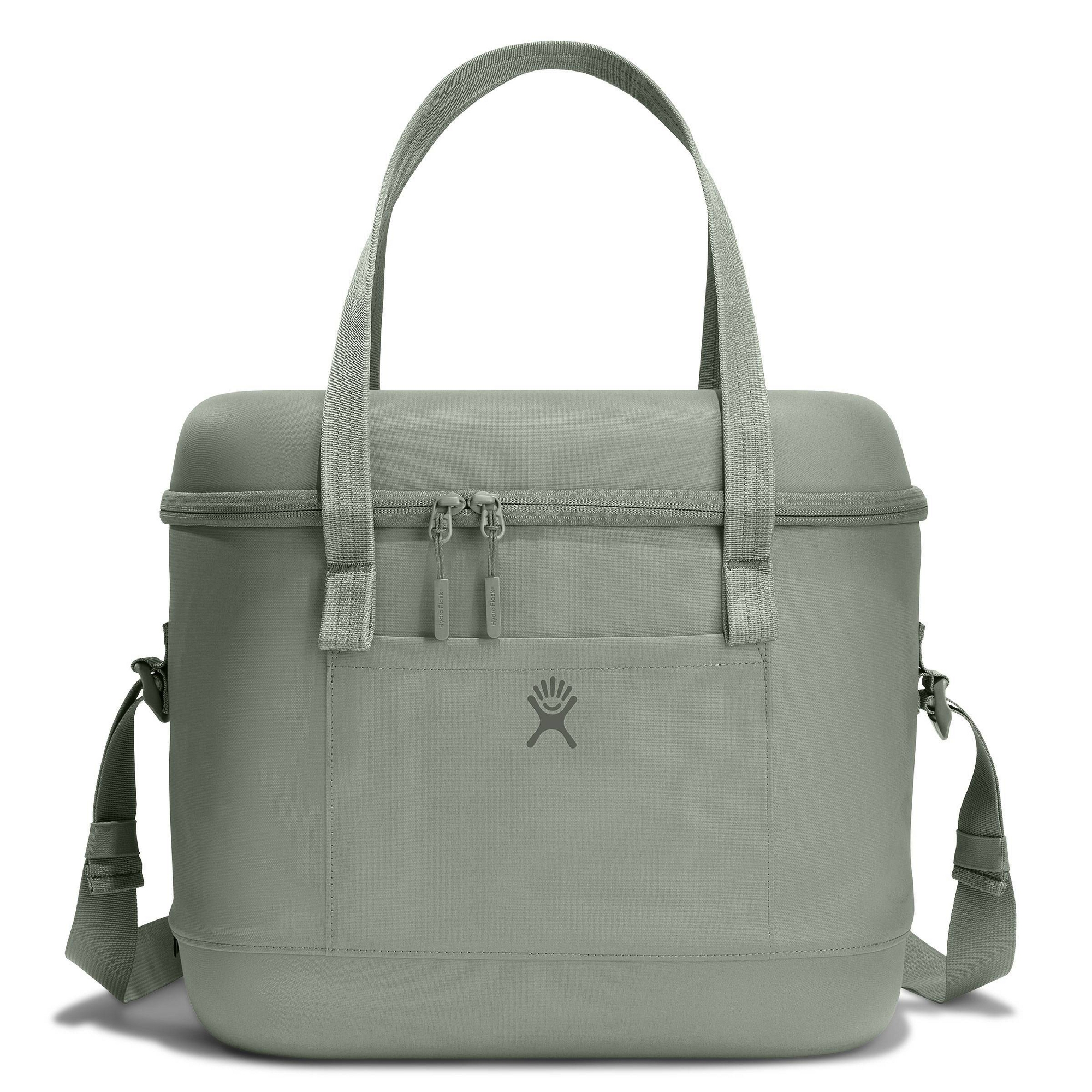 Hydro Flask 21.1qt Carry Out Soft Cooler - Agave: Beverage Can Capacity 38, Zip Closure