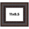 PosterPalooza | Photo Size 3.5" Wide Ornate Brown Frame - UV Acrylic, Foam Board Backing, Hanging Hardware - 2 of 4
