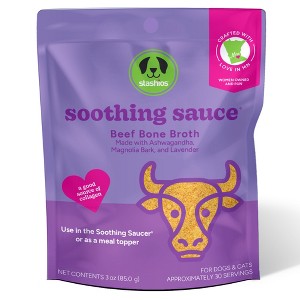 Stashios Soothing Sauce Beef Bone Broth Calming Powder Supplement-Dogs & Cats - 1 of 4