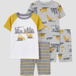 Carter's Just One You® Toddler Boys' 4pc Cotton Snug Fit Pajama Set - 1 of 4