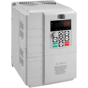 VEVOR VFD 7.5KW, 34A, 10HP Variable Frequency Drive for 3-Phase Motor Speed Control, Gray - 1 of 4