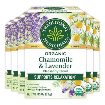 Traditional Medicinals Chamomile Lavender Tea 96 Count