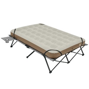 Naturehike 2 Person Camping Cot with Side Table, Folding Camping Bed for Adults(no Air Mattress) - 1 of 4