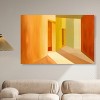 Art Remedy Modern Orange Modern Color Block Abstract Wall Art Unframed - 2 of 4