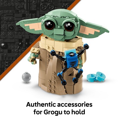 Детские конструкторы LEGO Star Wars The Mandalorian: Grogu with Hover Pram Buildable Toy Figure 75403 — фото 5
