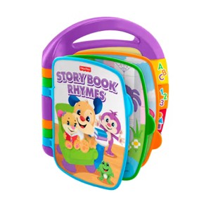 Fisher-Price Laugh & Learn Storybook Rhymes, take-Along Musical Toy Book with Learning Content for Infants - 1 of 3