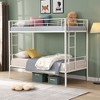 Ridstar 65.4 in. H Modern Twin Bed with Metal Frame-White - 2 of 4