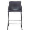 Zuo Smart Counter Stool (Set of 2) Black - 4 of 4
