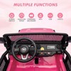 2 Seater Kids Ride on Car 24V Electric Vehicles for Toddlers 2WD/4WD Switchable Battery Powered Truck Cars with Remote Control, Trunk - 4 of 4