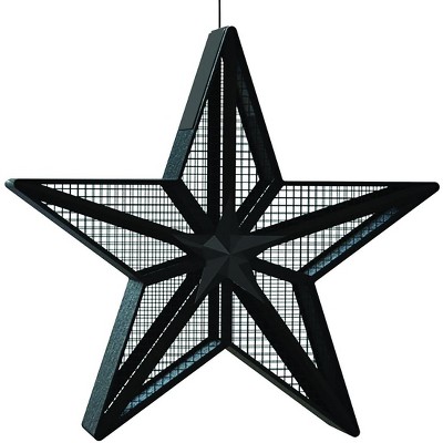Panacea Woodlink Rustic Large Barn Farmhouse Star Sunflower Bird Feeder - 3 lbs