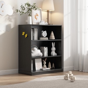 SpassWay 31"L 16"D Wood Storage Cabinet Decorative Sideboard Kids Classroom Storage Bookshelves/Bookcase with Adjustable Shelves - 1 of 4