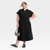 Women's Gauze Button-Front Maxi Shirtdress - Universal Thread™ - 3 of 3