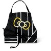 Se7en20 Hello Kitty Pinache Black and Gold Adult Kitchen Apron - 3 of 4