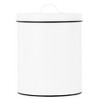 Outshine Co White Vintage Farmhouse Flour Canister with Lid - 4 of 4