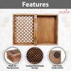 Mela Artisans Storage Box - Trellis - 4 of 4