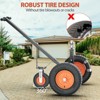 1000 lb Capacity Trailer Dolly - 16" Pneumatic Tires, Universal Wheel & 2" Hitch Ball for RV/Boat Moving - 3 of 4