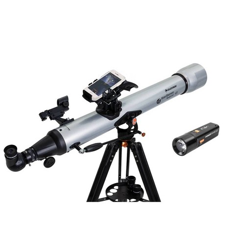 Celestron Starsense Explorer DX 102AZ App Enabled Refractor Telescope with  Bonus Power Tank Glow 5000 Portable Power Bank