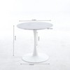 NicBex Modern 31.5" Round Coffee Table with Metal Frame for Living Room and Bedroom - 2 of 4