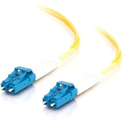 C2G 1m LC-LC 9/125 Duplex Single Mode OS2 Fiber Cable - Yellow - 3ft - 1m LC-LC 9/125 Duplex Single Mode OS2 Fiber Cable - Yellow - 3ft