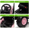 Kids Ride On Tractor, 12V Ride On Toy Car with Remote Control, Electric Vehicles Toy with LED Headlights & USB - 4 of 4