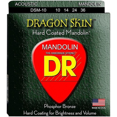 DR Strings Dragon Skin Clear Coated Mandolin Strings (10-14-24-36)