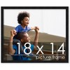 PosterPalooza | Modernist Black Picture Frame - UV Acrylic, Backing Board, Hanging Hardware Included - 2 of 4