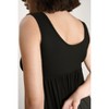 NOM Maternity Ribbed Modal Henley Dress - 4 of 4