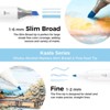 Ohuhu Alcohol Markers Double Tipped Slim Broad and Fine Art Marker for Coloring Drawing Landscape Sketch - 60 Colors Kaala Markers Refillable Art Pen - 2 of 4