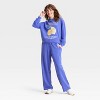 Women's Sunshine Lemons Graphic Sweatshirt - Blue - 3 of 3